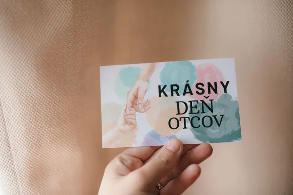 Darčeková kartička ku Dňu Otcov