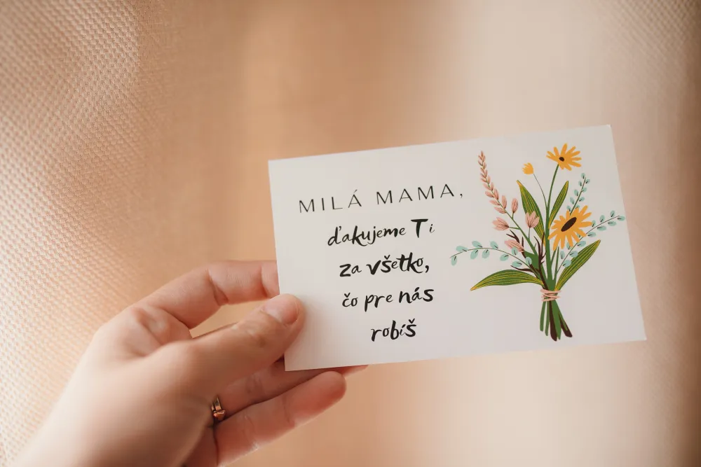 Darčeková kartička - Milá mama