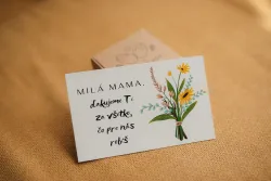 Darčeková kartička - Milá mama