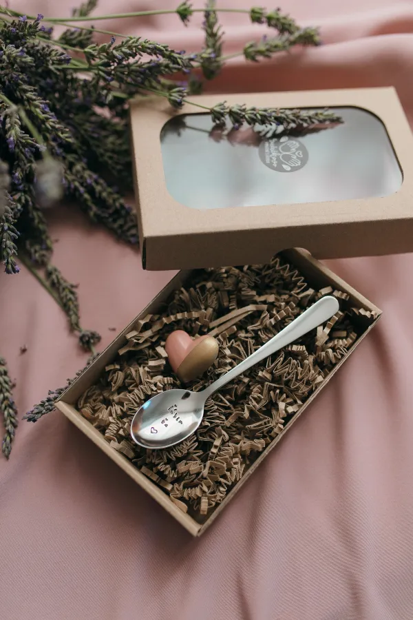 Set lyžičky a brošne- ľúbim ťa