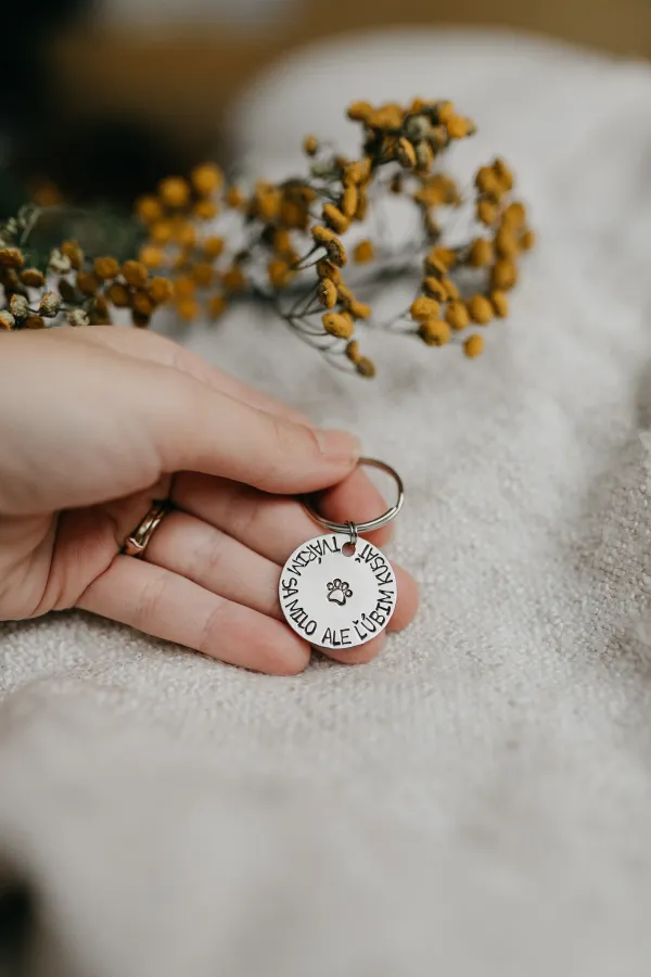 Štítok pre psa- Tvárim sa milo ale ľúbim kusať