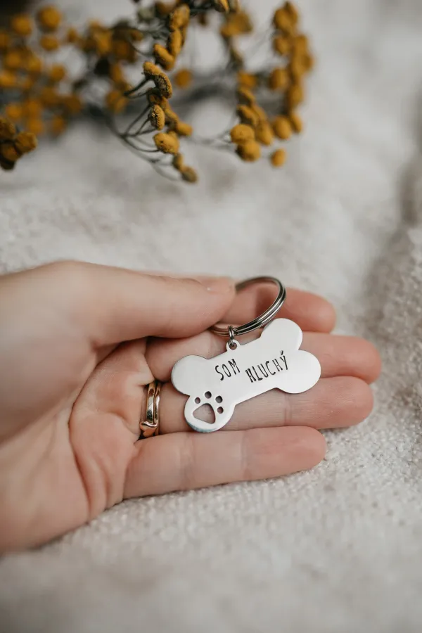 Štítok pre psa- Som hluchý