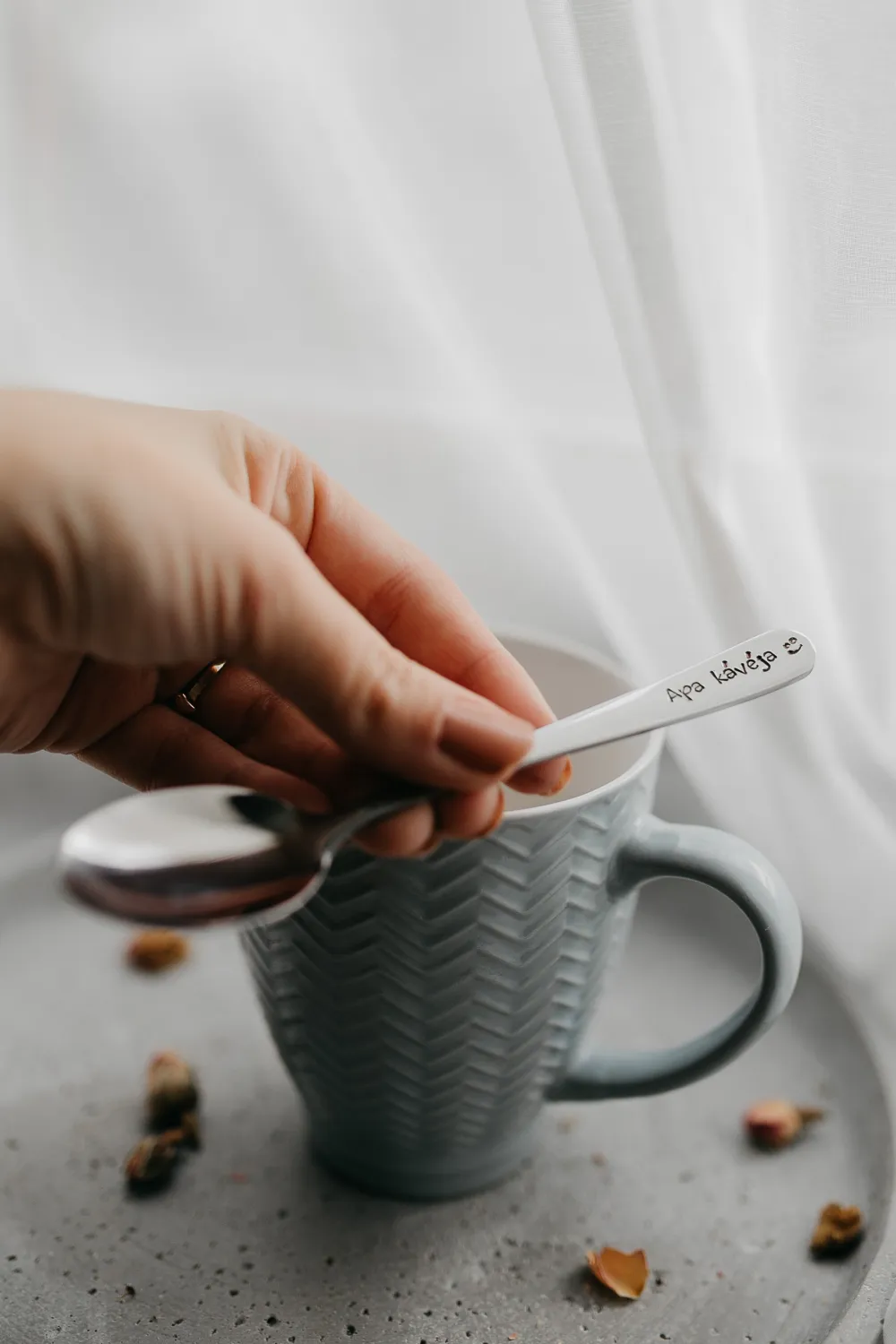 Lyžička - Apa káveja