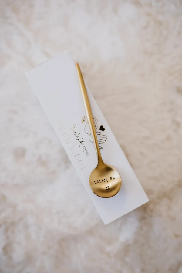 Čajová lyžička- usmej sa