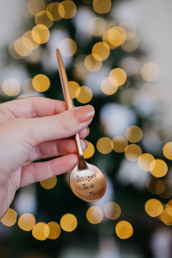 Čajová lyžička- ďakujem že si