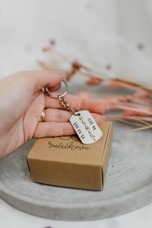 Kľúčenka - nič sa NEZMENÍ ak sa nič nezmení