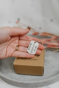 Kľúčenka - nič sa NEZMENÍ ak sa nič nezmení