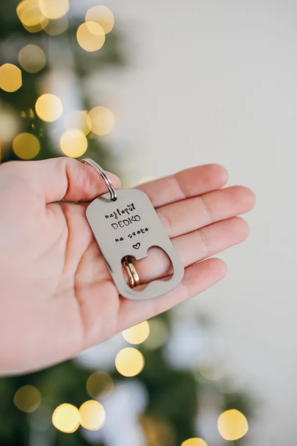 Kľúčenka s otvárakom -najlepší DEDKO na svete