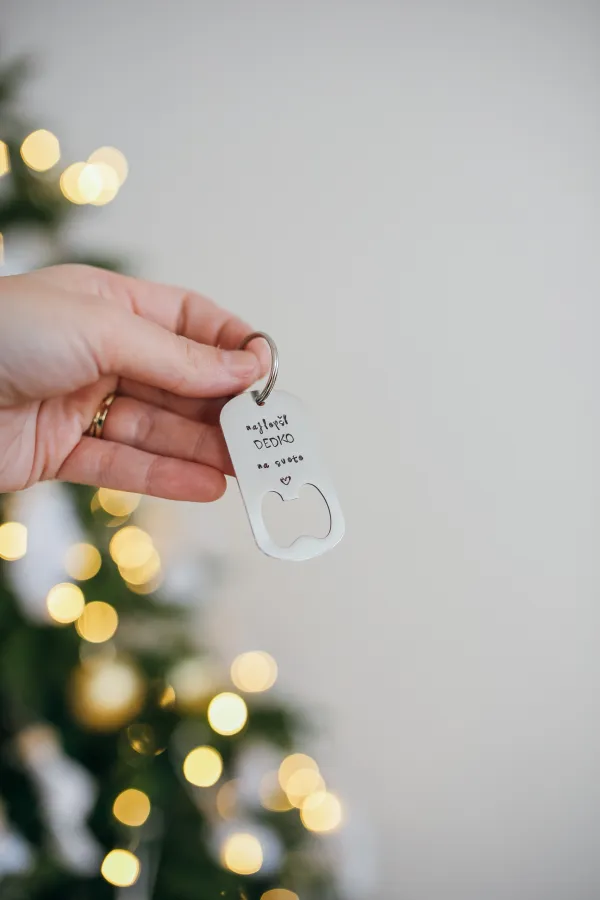 Kľúčenka s otvárakom -najlepší DEDKO na svete