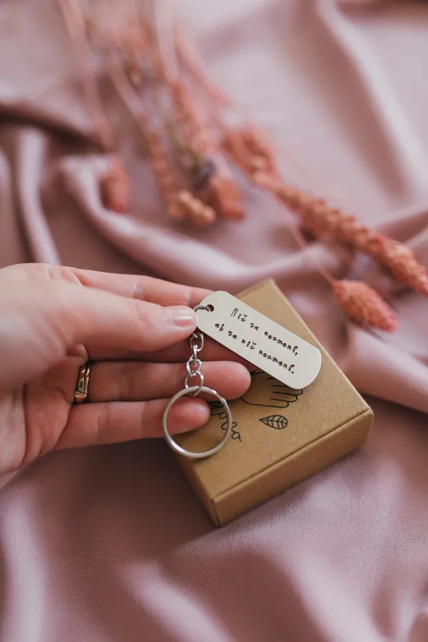 Kľúčenka - Nič sa nezmení , ak sa nič nezmení