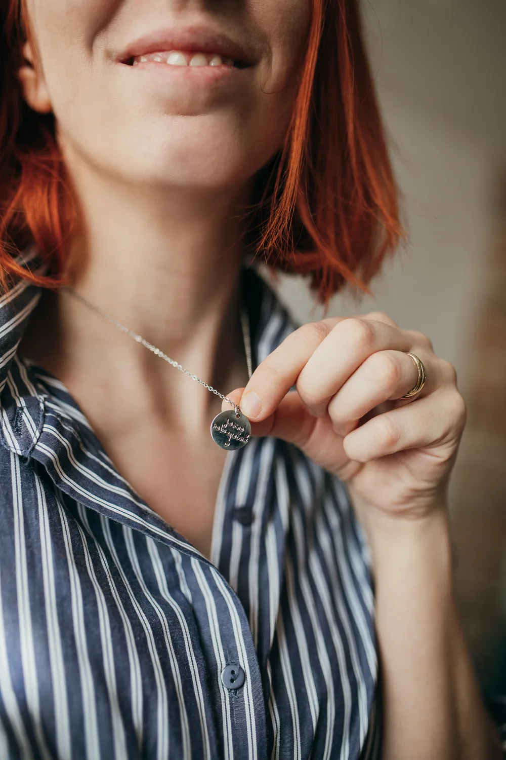 Retiazka na krk- „jemne nebezpečná"