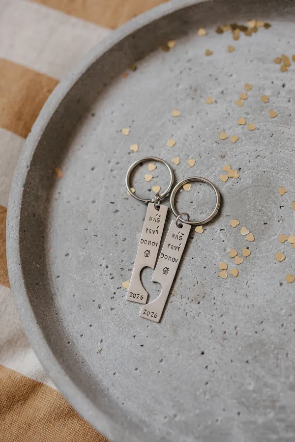 Sada dvoch kľúčeniek - Náš prvý domov 2026