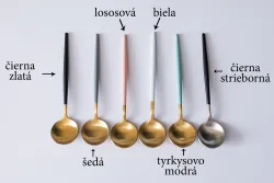 Lyžička s farebnou rúčkou  - úsmev ti pristane