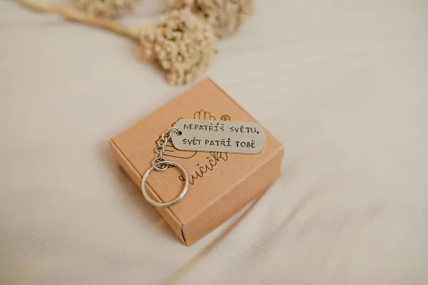 Kľúčenka- Nepatříš světu, svět patří tobě