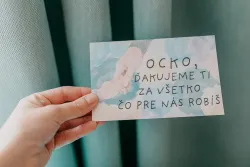 Darčeková kartička pre ocka